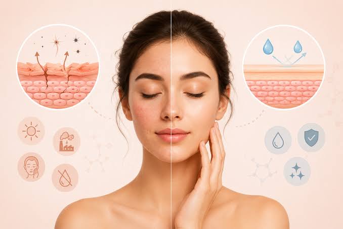 How to Repair a Damaged Skin Barrier: Causes, Signs & Skincare Tips